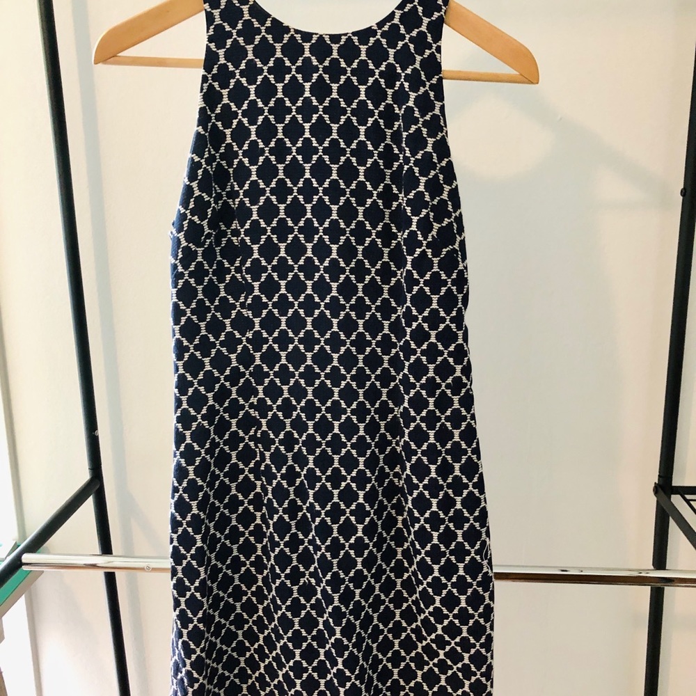 Form Fitting Navy Dress